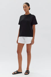 Womens Organic Base Tee Black