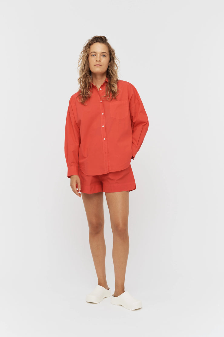 Chiara Long Sleeve Shirt Classic Grenadine