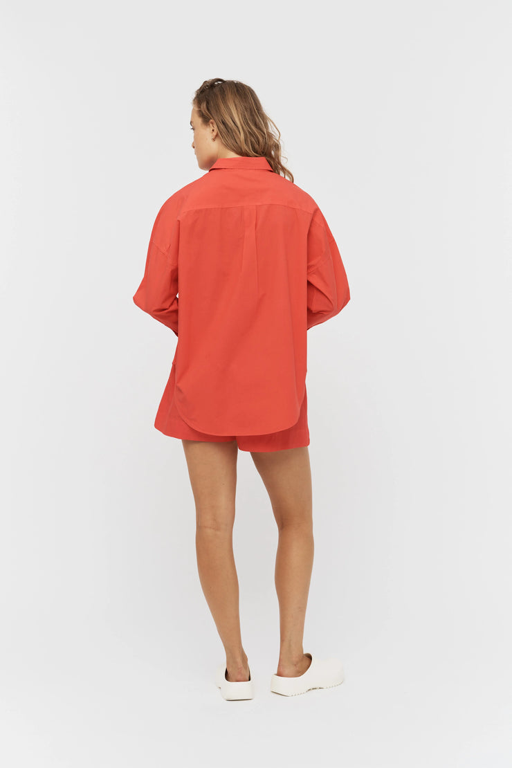 Chiara Long Sleeve Shirt Classic Grenadine