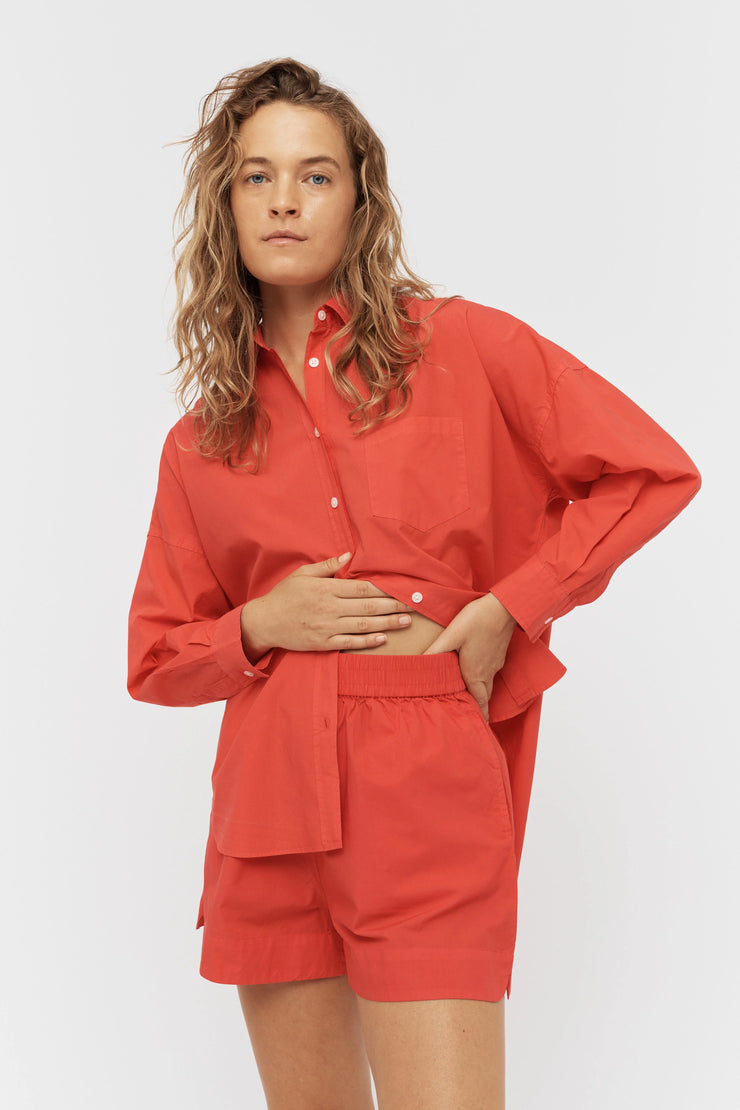 Chiara Long Sleeve Shirt Classic Grenadine