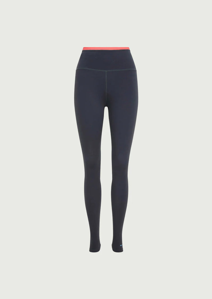 Vita Full Length Legging Marine Blue/Poppy Red