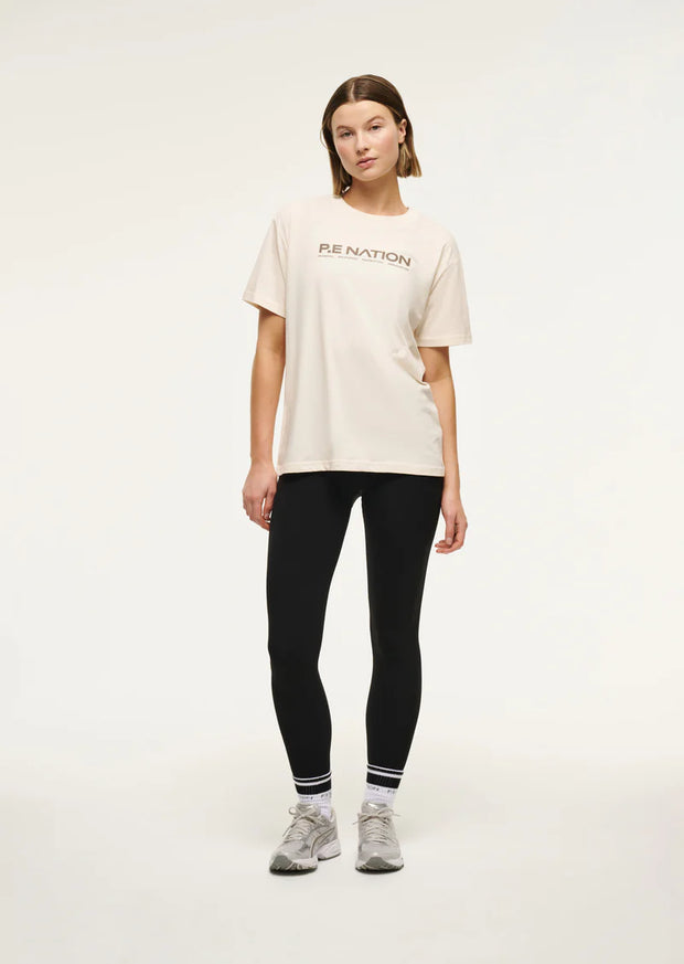 Aero SS Tee Whisper White/ Fossil