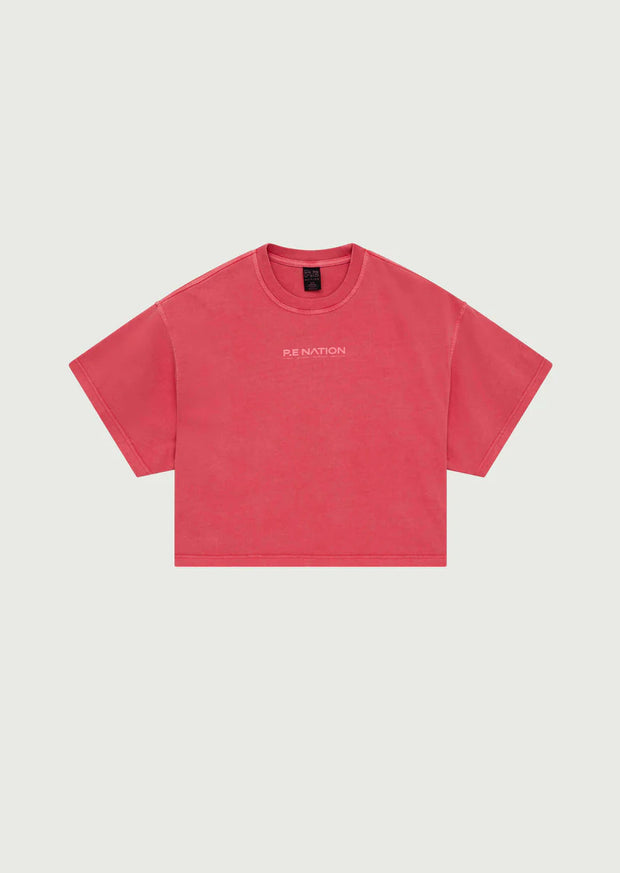 Nomad Boxy Tee Poppy Red