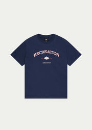 Recreation Tee In Dark Navy