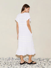 Hera Midi Tunic Dress White