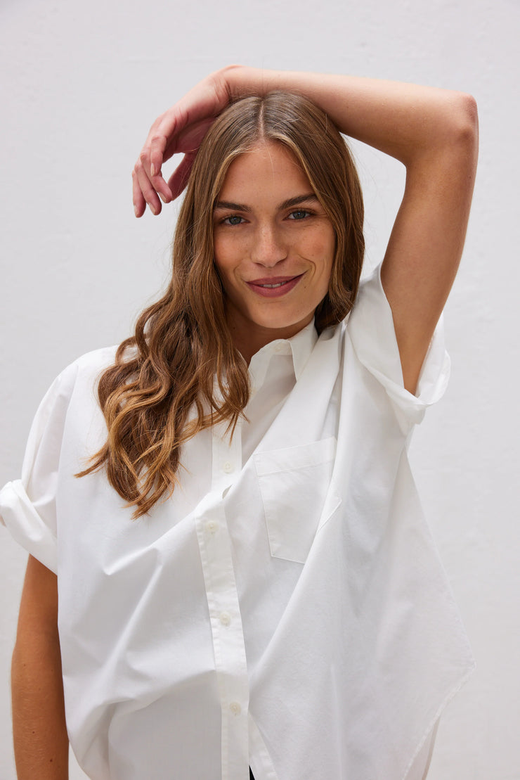 Chiara Short Sleeve Shirt White