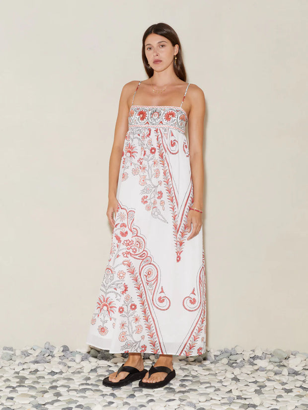 Dahlia Fine Strap Bodice Maxi Dress