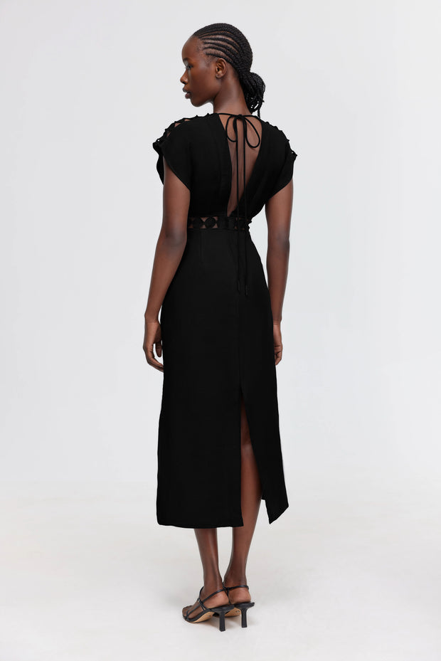 Everwood Midi Dress Black