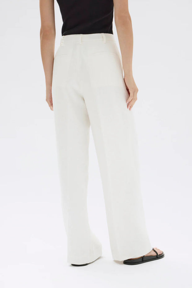 Aria Linen Pant Antique White