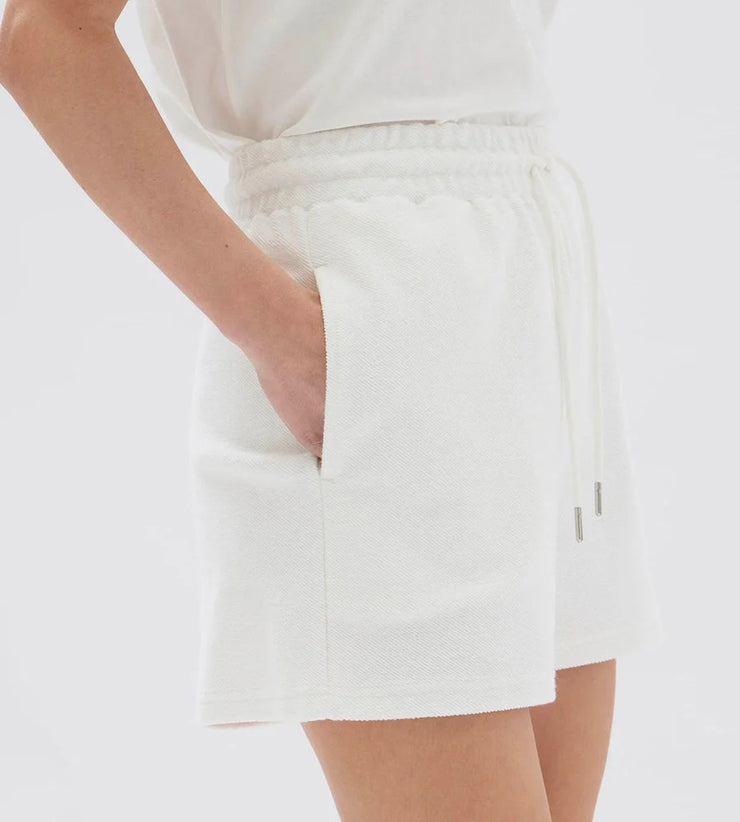 Poppy Textured Short Antique White