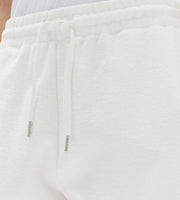 Poppy Textured Track Pant Antique White