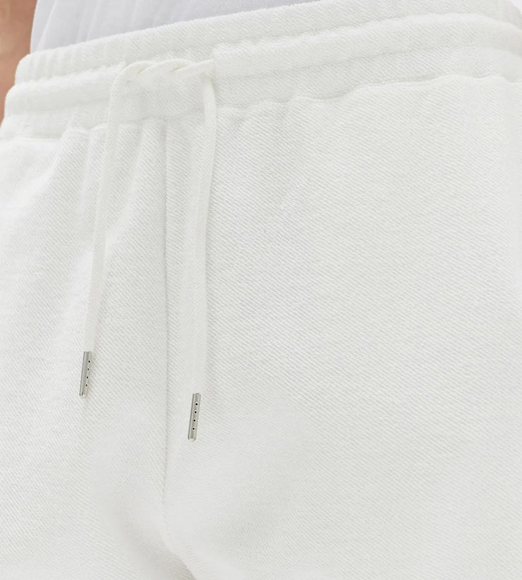 Poppy Textured Track Pant Antique White