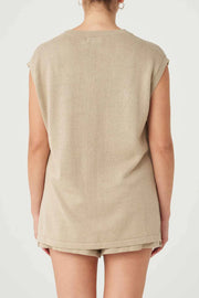 Ada Vest Taupe