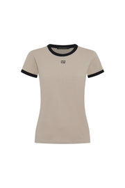 Sofia Slim Fit Tee Oyster