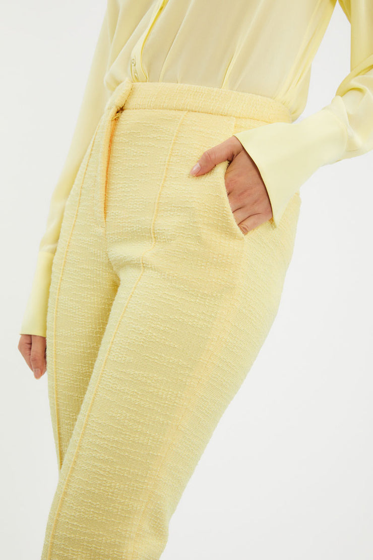 Claire Tapered Pant Lemon