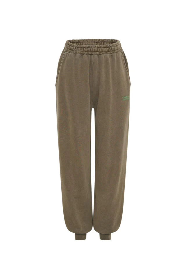 Aiden Track Pant Army Green