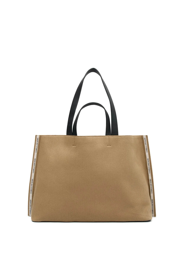 Alphonese Tote Camel/Black