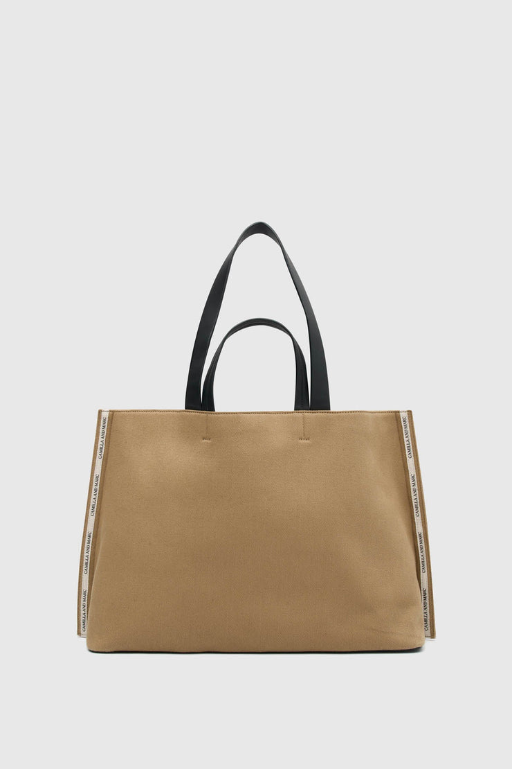 Alphonese Tote Camel/Black