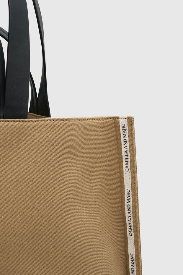 Alphonese Tote Camel/Black