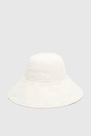 Lucia Wide Brim Hat Ecru