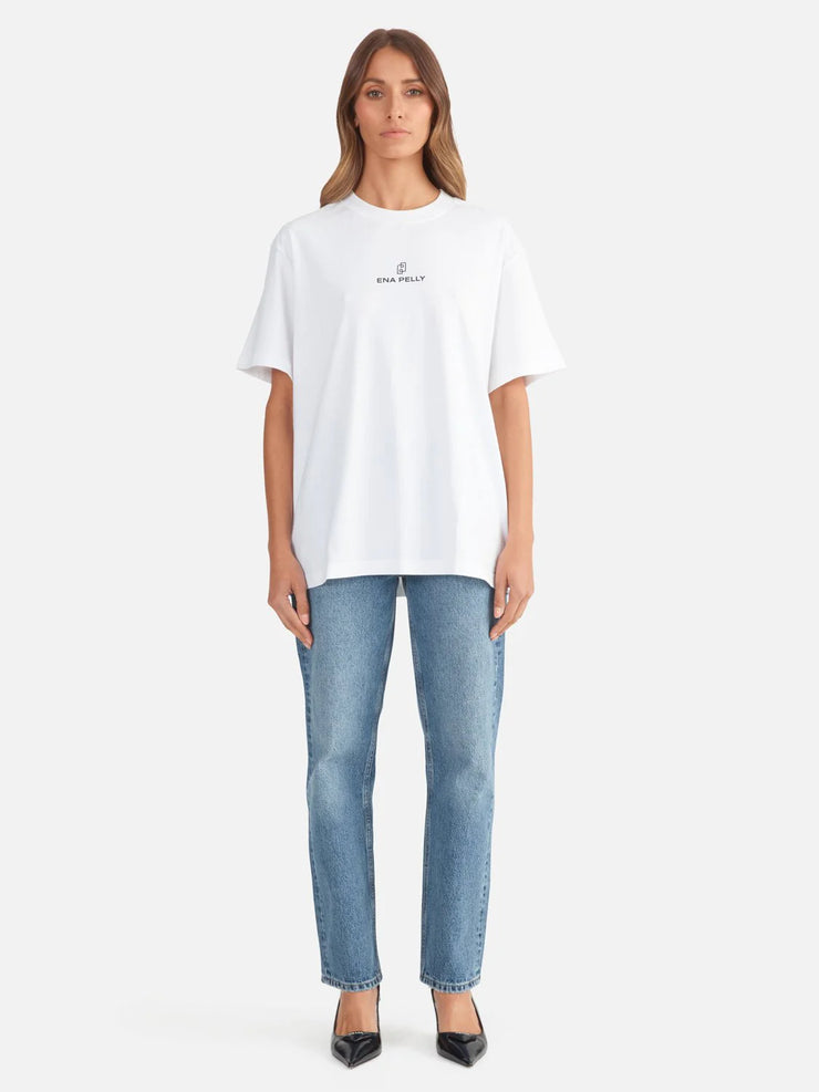 Lexi Monogram Tee White