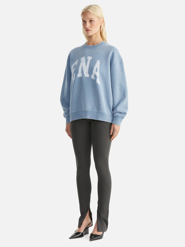 Lilly Oversized Sweater College Sky Washed