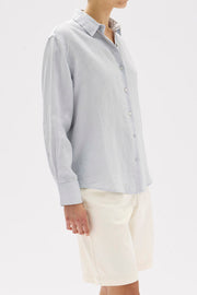 Xander Long Sleeve Shirt Blue Haze