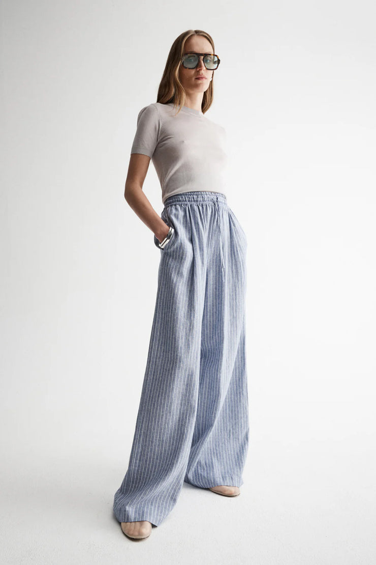 Venice Pant Blue Stripe