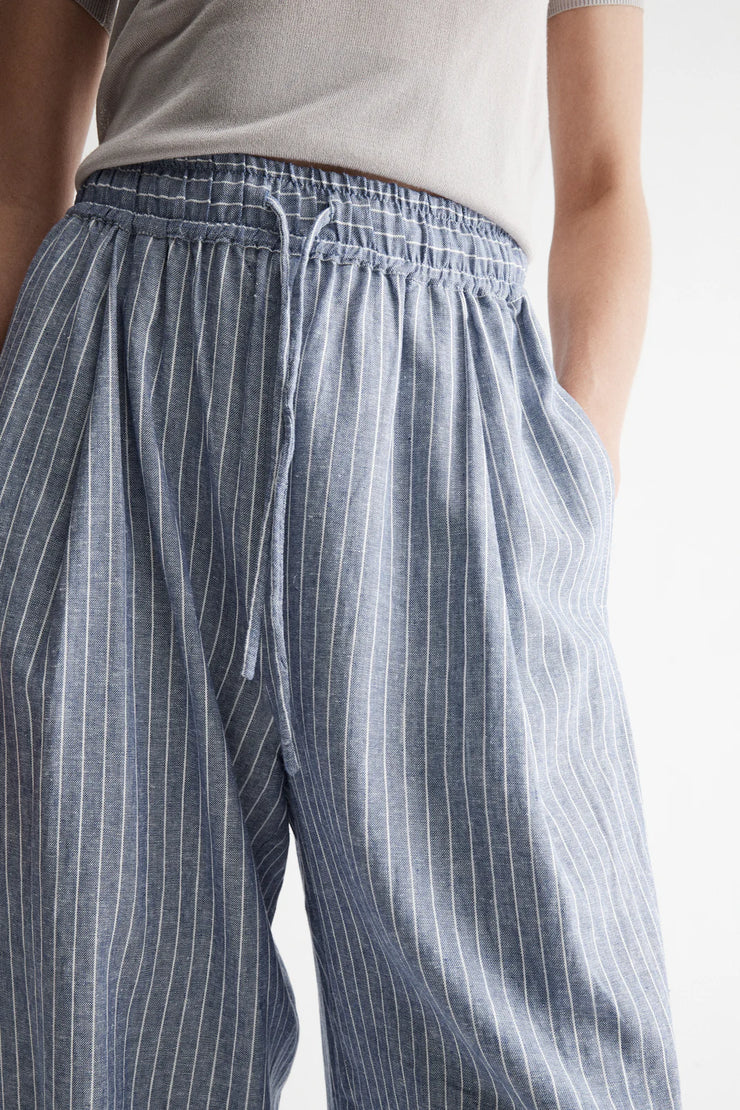 Venice Pant Blue Stripe