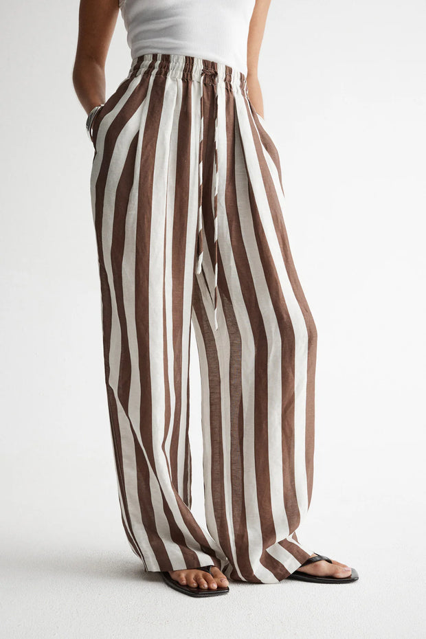 Lumi Pant Chocolate Stripe