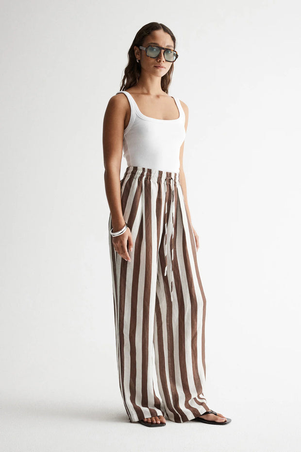 Lumi Pant Chocolate Stripe