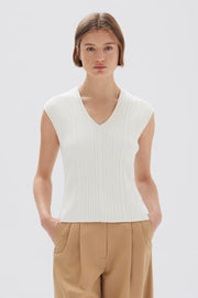 Lottie Knit Tank Cream