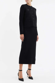 Miriam Knit Skirt Black