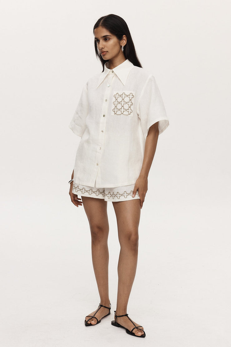 Tegan Shirt Ivory