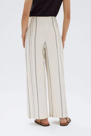 Matera Stripe Pant Cream/Black