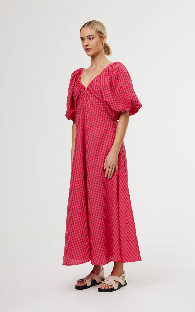 Mimi Dress Rosa Gingham