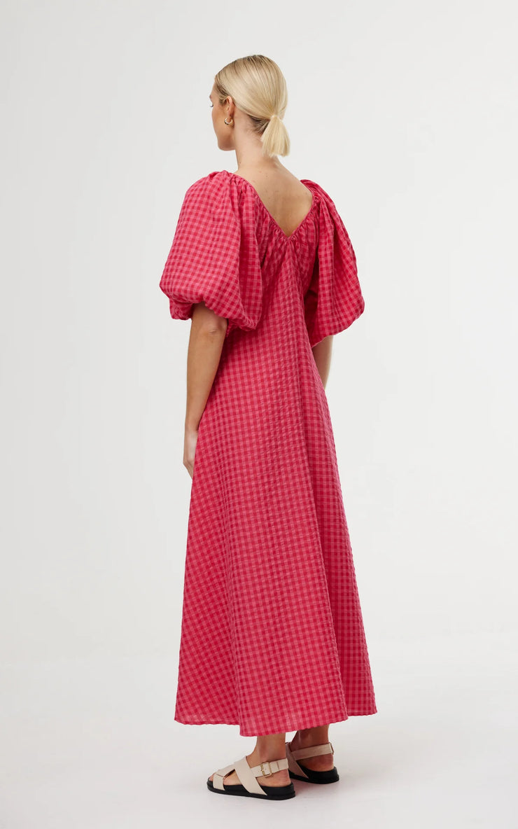 Mimi Dress Rosa Gingham