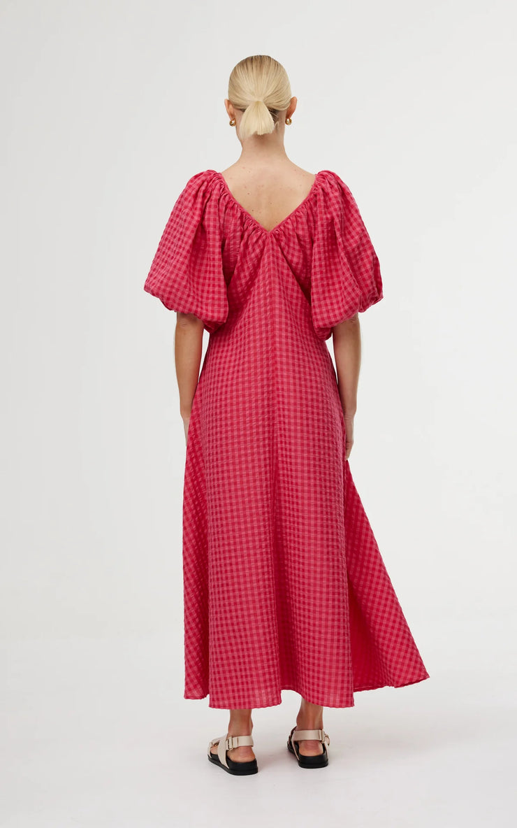 Mimi Dress Rosa Gingham