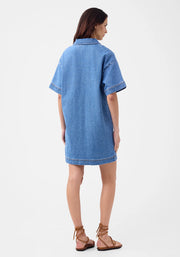 Romeo Denim Dress Blue