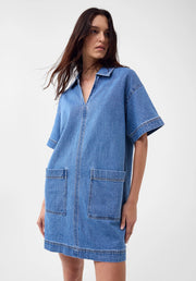 Romeo Denim Dress Blue