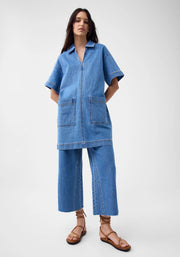 Romeo Denim Dress Blue