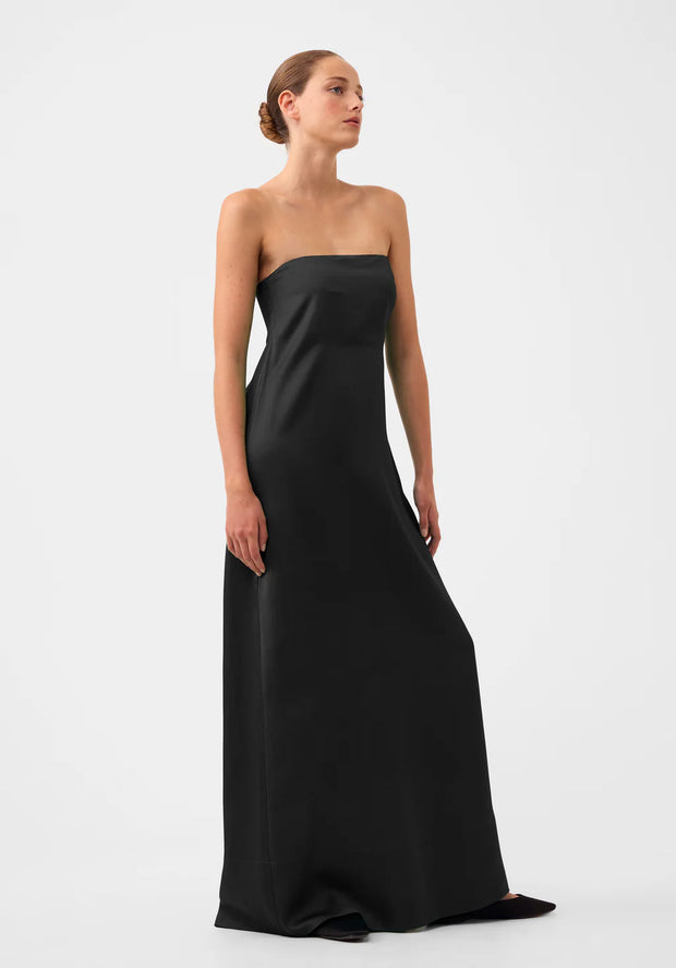 Willow Strapless Dress Black