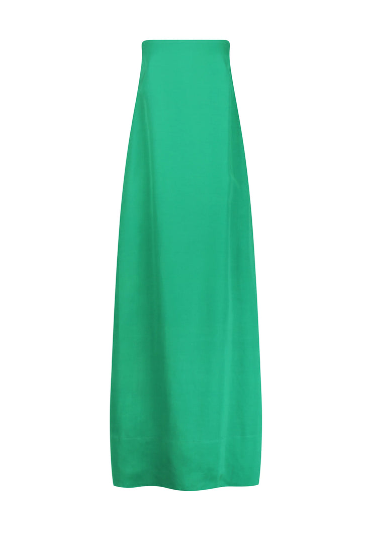 Willow Strapless Dress Emerald