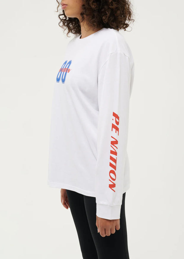 Rematch L/S Tee Optic White