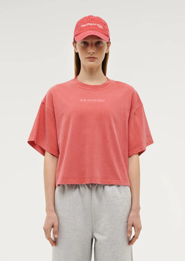 Nomad Boxy Tee Poppy Red