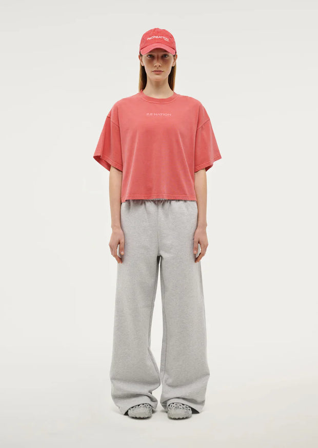 Nomad Boxy Tee Poppy Red