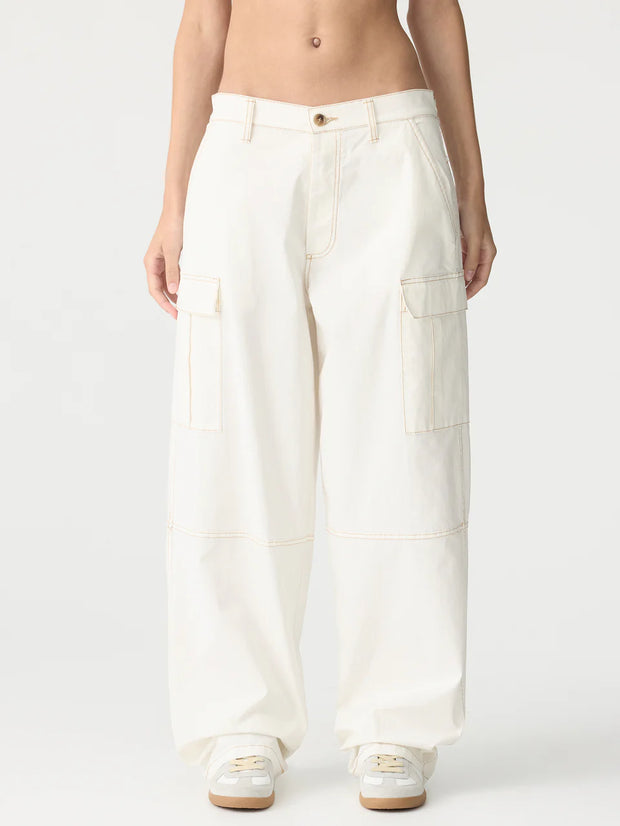 Ripstop Cargo Pant White