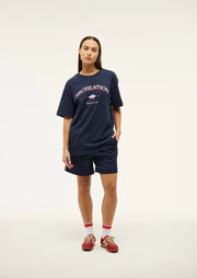 Recreation Tee In Dark Navy