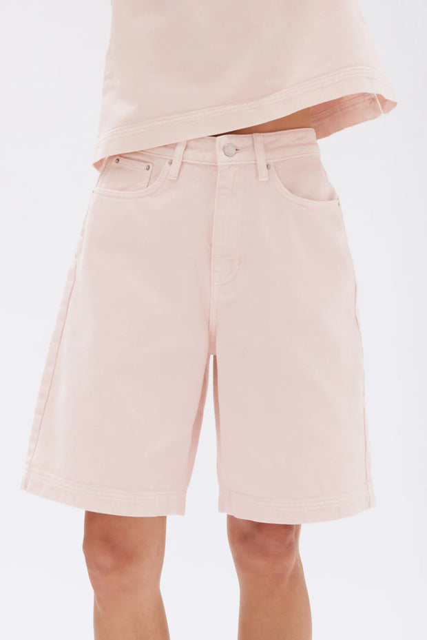 Relaxed Denim Short Pomello