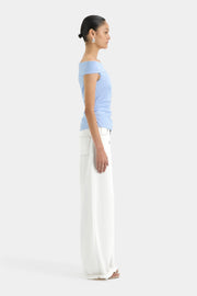 Stella Wide Leg Jean Washed White